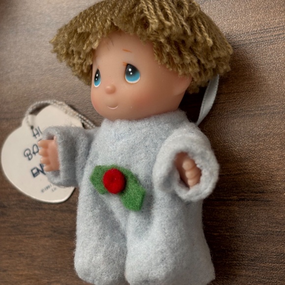 Vintage HI BABIES 1991 Precious Moments BOY DOLL Figure Toy Ornament Enesco - P - Picture 2 of 9